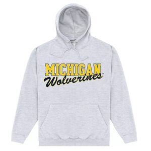 Michigan Wolverines Unisex Adult Logo Hoodie / Heather Grey